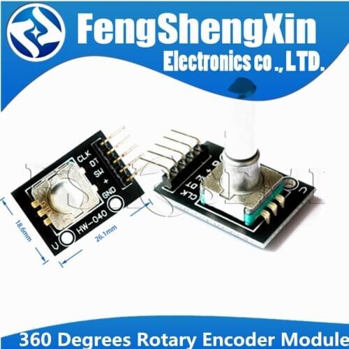 1pcs/lot New 360 Degrees Rotary Encoder Module Brick Sensor Switch Development KY-040