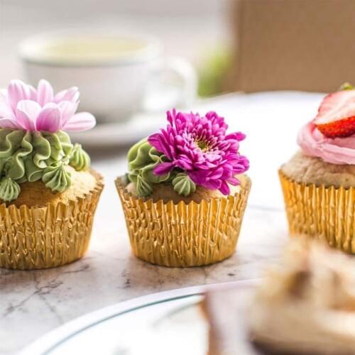 100pcs Colorful Paper Box Cupcake Liner Decorating Tools Paper Cupcake Baking Muffin Case Cup Party Tray Cake Mold Hot Selling