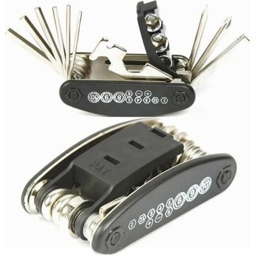 16 in 1 Multifunction Bicycle Repair Tools Kit Hex Spoke Cycling Screwdriver Tool MTB Mountain Cycling Bike Repair Tool