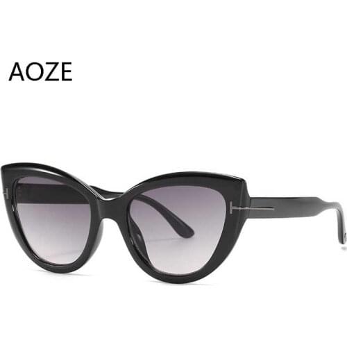 2020 new fashion brand Tom designer cat eye female luxury sunglasses female