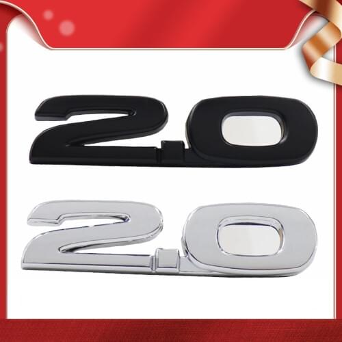 3D 2.0 Car Fender Side trunk Nameplate Decal Emblem Badge Sticker for CX-5 CX-7 CX-9 Atenza Axela RX7 RX8 626 MX5