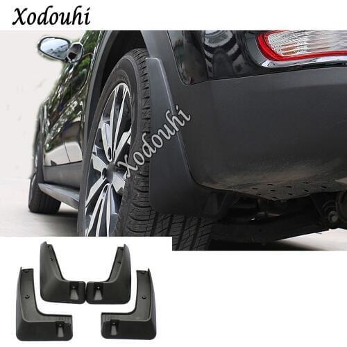 For Kia Sportage KX5 2019 2020 Car styling sticker plastic fender soft mudguard protection flap splash mud guard frame 4pcs