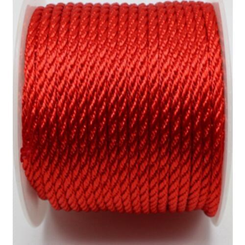 48 Meter Red Nylon Love Rope Binding Bind up Synthetic Silk String 2mm