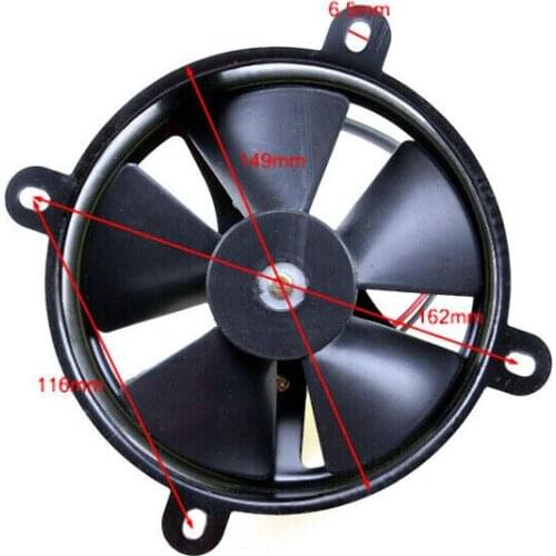 6 Inch Radiator Thermo Electric Cooling Fan For 150c 200cc Quad Dirt Bike ATV