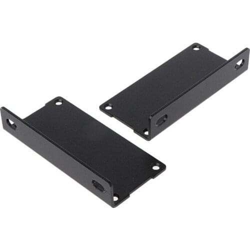 Black 100x76x35mm Corrosion Resistant Aluminum Split Body Aluminum Box Enclosure Case Project Electronic DIY