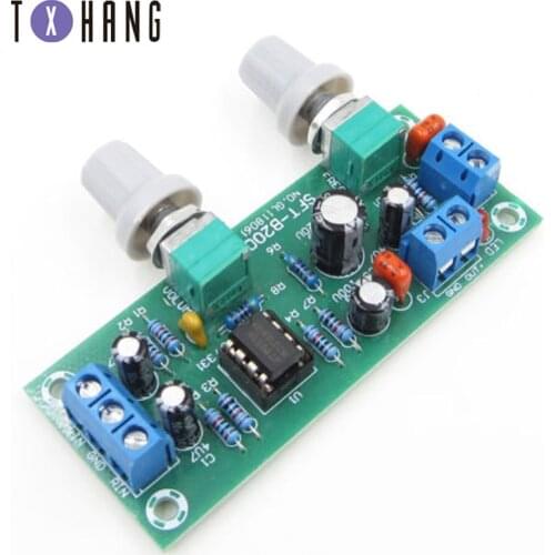 DC12-24V 78x32X1.6mm NE5532 Filter Bass Tone Subwoofer Pre-Amplifier Preamp Board