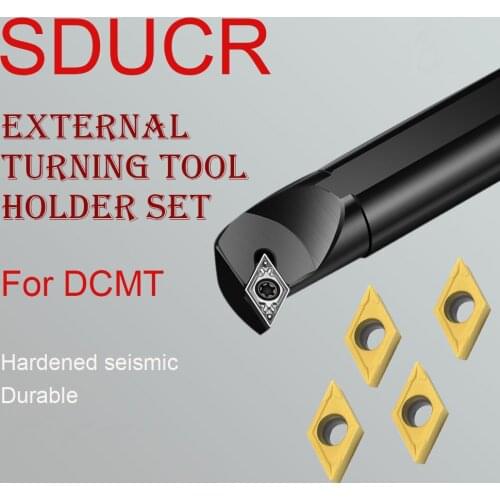 1PC S10K-SDUCR07 S12M-SDUCR07 S16Q-SDUCR07 CNC Internal Turning Tool Holder DCMT07 Carbide Inserts Lathe Accessories Machine