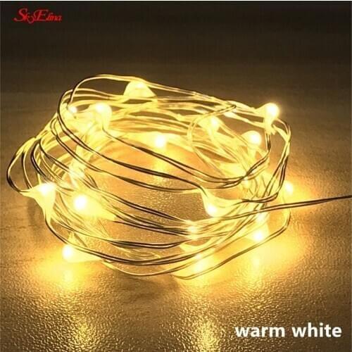 1M 5M 10M Light Strip Led String Light Copper Wire Christmas Tree Decor Lights Garland Holiday Fairy Wedding Party Decoration 5z