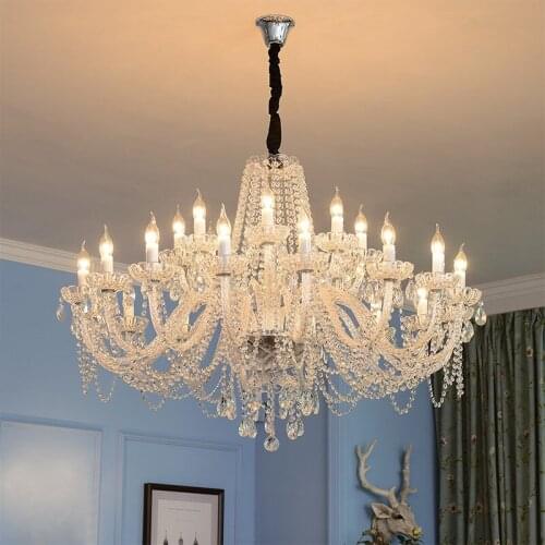 European Style Crystal Chandeliers Modern LED Chandeliers For Living Room Kitchen lustres de sala de cristal Wedding decoration