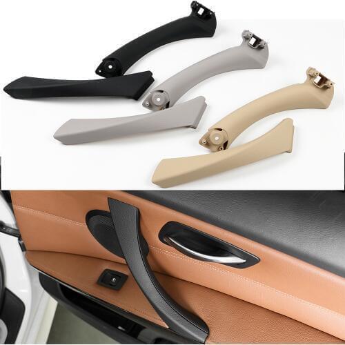 3PCS Left rudder Car Passenger door handle Interior Handle Inner Door Armrest Panel Pull For BMW 3 series E90 E91 328 330 335