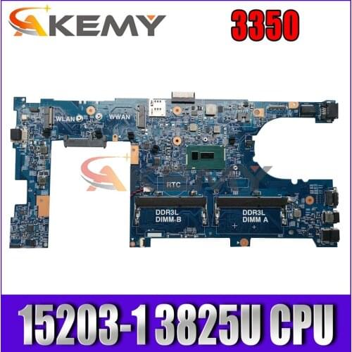 Akemy 15203-1 FOR Dell Latitude 3350 Laptop Motherboard CN-0GPFN8 GPFN8 Y6TKM Mainboard 100%tested