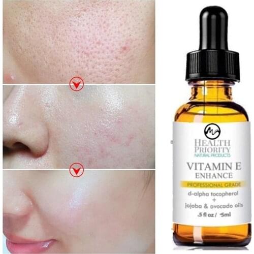 Minch Vitamin E Skin Oil Organic Face Serum Anti-Wrinkle Essence Oil Moisturizing Tight Whitening Korean Skin Care Essence 10ml