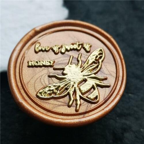Bee Wax seal Stamp Love as sweet as honey bee seal stamp DIY Ancient Seal Retro Stamp,Personalized Stamp Wax Seal High Quality