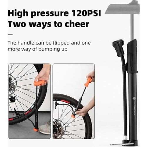 Mini Portable Portable Handheld Bicycle Pump MTB Mountain Bike Pump U.S./French Conversion Handheld And Vertical