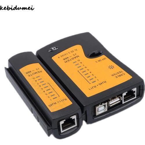 Kebidumei Wire Tester Tools Network Cable USB RJ45 Wire Tester Test Double-twisted Cable Detector Tracker Tool kit Networking