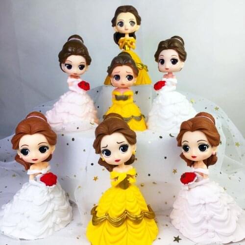 Cake Decorations Ornaments Wedding Dress Disney Princess Beautiful Romantic Wedding Decoration Children Birthday Cake Decoration
