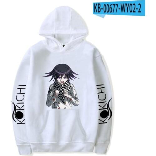 High quality Kids Harajuku Hoodies Sweatshirts Kokichi Ouma Men Women 3D Print Pullover Casual Autumn Winter Hooded Danganronpa