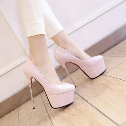 YMECHIC 2018 Summer Party Wedding Nightclub Sexy Extreme High Heels Black Pink Platform Pumps Ladies High Heel Shoes Woman Heels