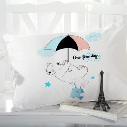 1pc Animal Cartoon Pillow cover Pillow case Bedding Pillowcase Pillowcovers decorative 3D Print for children kids baby colour