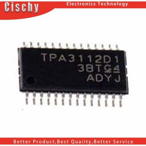 2pcs/lot TPA3111D1PWP TPA3111D1PWPR TPA3111D1 TPA3112D1PWPR TPA3112D1 TPA3112 TSSOP-28 In Stock