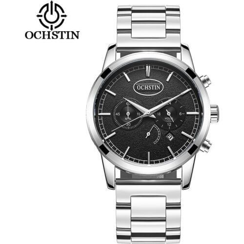 2018 Luxury Top Brand Mens Sport All Stainless Steel Quartz Watch Man Army Military Classic Date Clock Pilot Relogio Masculino