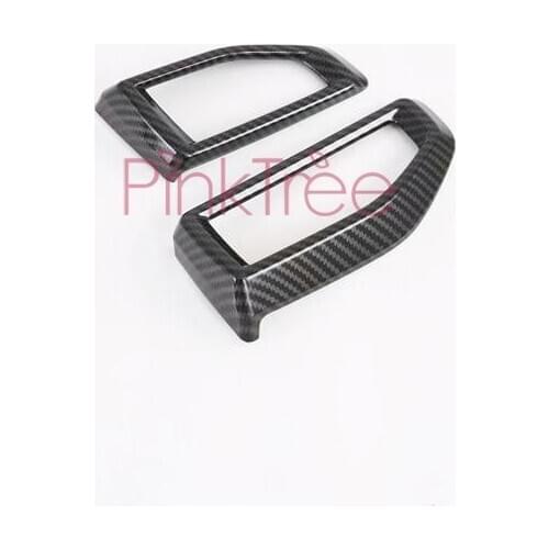 2020 Carbon Fiber Color Dashboard Air Condition Vent Outlet Cover Trim For Hyundai Cantus Creta ix25 Car Styling Accessories