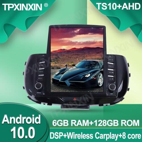 Tesla Style Car Radio For KIA Soul 2018+ 6+128G Android 10.0 GPS IPS Car Multimedia Tesla Player Head Unit Audio Radio Navigtion