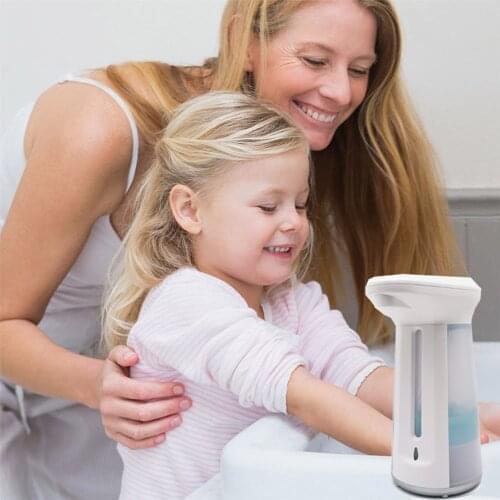 Smart Sensor Touchless Electroplated Sanitizer Dispensador for Kitchen Bathroom Automatic Liquid Soap Dispenser Dropship