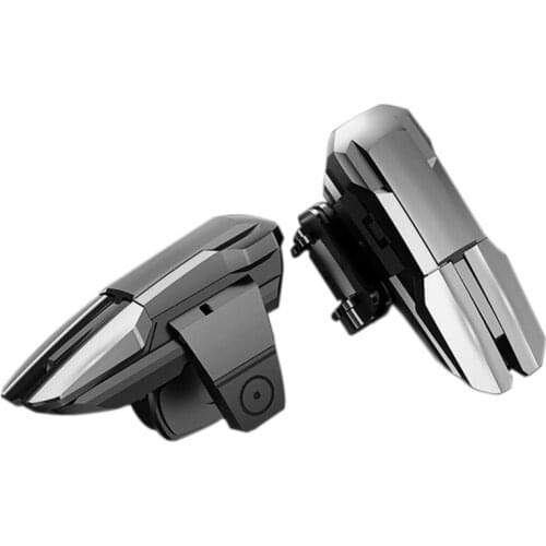 For Pubg Mobile Gamepad Button Aim Key Mobile Game Controller Smart Phone Metal Mobile Gaming Trigger Joystick Black