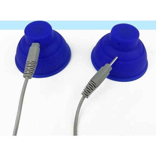 10 Piece 2mm pin EMS Electrode Pads for Tens Digital Therapy Stimulation Machine Electric Massage Pad Nerve Muscle Stimulator