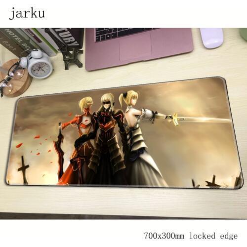 Fate Saber mouse pad gamer 700x300mm notbook mouse mat large gaming mousepad large Cartoon pad mouse PC desk padmouse