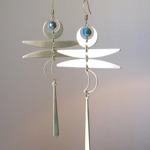 Flutter-By Dragonfly Earrings / Dragonfly Earrings / Garden Earrings / Bohemian Earrings / Boho Earrings / Fairy Earrings