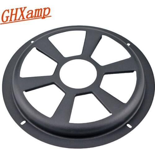 GHXAMP 8 inch Grill Mesh Car Subwoofer Speaker Protective Cover For Car Woofer Audio Black Iron Matte 1pc