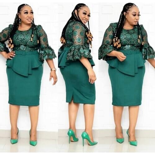 2 Piece Set African Style Dresses For Women 2020 Africa Clothing Elegant Ankara Dresses Fashion African Dress For Lady