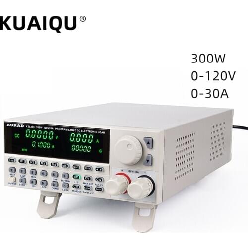 KORAD Professional Electrical Programming Digital Control DC Load Electronic Loads Battery Tester Load 300W 120V 30A KEL103