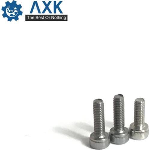 M1.4/M1.6 M2/M2.5M3/M4/M5 DIN912 304 Stainless Steel Hexagon Socket Head Cap Screws Inner Hex Socket Bicycle Bolt Metric Thread
