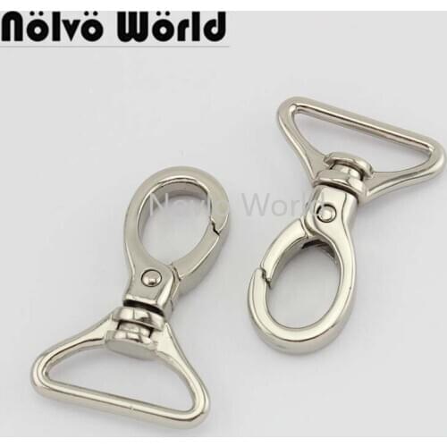 Nolvo World 5-20-100pcs 5 colors 48*25mm 1" metal strap buckle for bags,bag new clasp snap hook