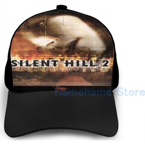 Fashion Silent Hill 2 Red Cover Art Box - Brazz Basketball Cap men women Graphic print black Unisex adult hat