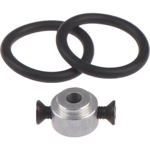 New 3.17mm Hole Dia RC Propeller Prop Saver Adapter w Black Rubber O Ring High Quality