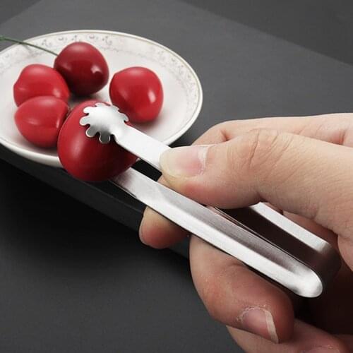 Coffee Sugar Clip Stainless Steel Tweezer Mini Clamp Tong Clips Sugar Folder Ice Clip Clamp Tea Clip Kitchen Bar Tools Supply