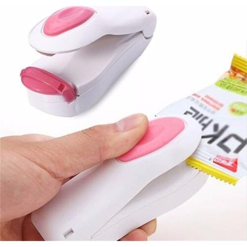 Mini Portable Food Clip Heat Sealing Machine Sealer Home Snack Bag Sealer Kitchen Utensils Gadget Item Kitchen Accessories Tools