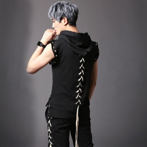 RONGKUN Men's T-shirts With A Hood
