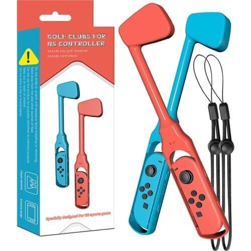 Somatosensory Game Cue Golf Clubs for Switch Glof Clubs for Controller Game Accessories