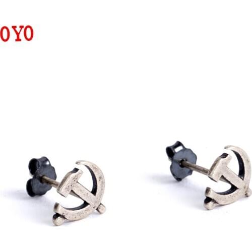 S925 silver unique earrings new simple style earrings