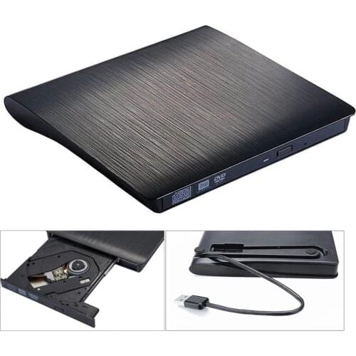 USB 3.0 Type-C Slim External DVD RW CD Writer Drive Burner Reader Player Optical Drives For Laptop Desktop PC