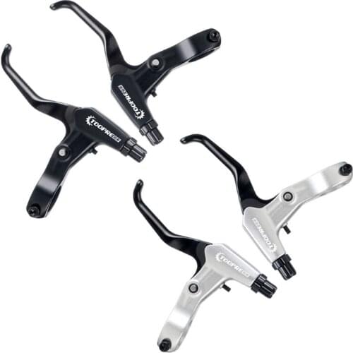 Bicycle Brake Handle Aluminum Brake Lever for Mountain Bike, Folding Bike, Black and Silver