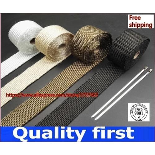 5M and 10M Motorcycles Exhaust Header Pipe Wrap Heat Manifold Insulation Cloth Roll With 3 color optional