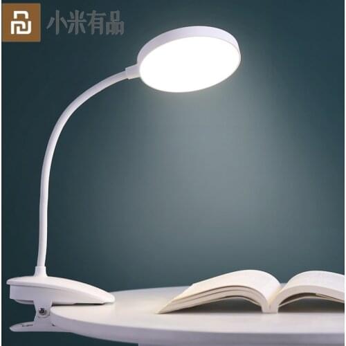 Youpin Wireless USB Desk Lamp Mini Clip-On LED Table Lamp Rechargeable 360 ° Bending Book Reading Light Bedroom Night Light