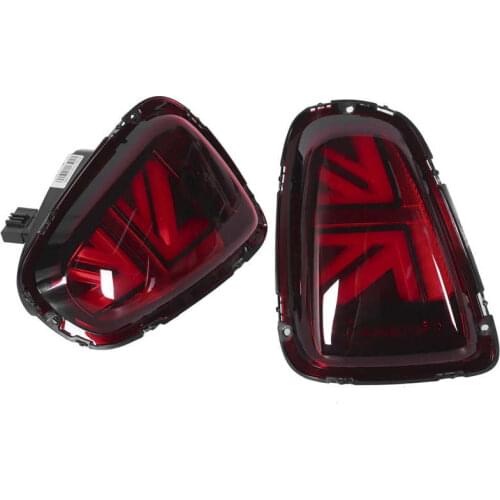 Tail Lamp Assembly VLAND for JCW Union Fits For Mini Cooper R56 R57 R58 R59 LCI Tail Lights Red Lens Turning Signal Brake Light