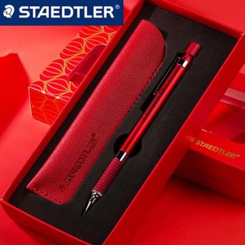 1pcs German Staedtler Limited Edition Chinese Red Mechanical Pencil 0.5mm 925 35-05NW Sketch Writing Stationery